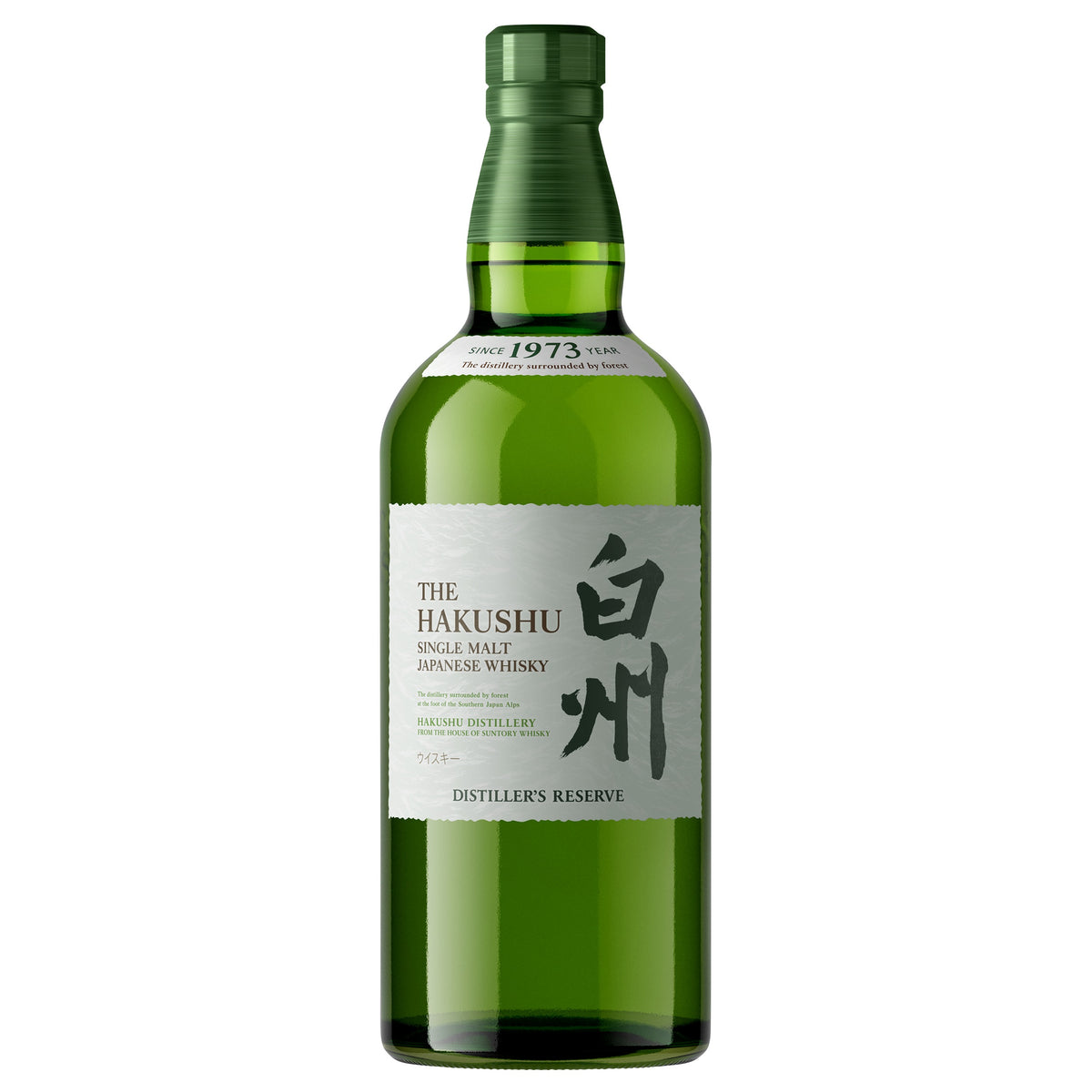 The Hakushu Distiller's Reserve Single Malt Japanese Whisky 70cl
