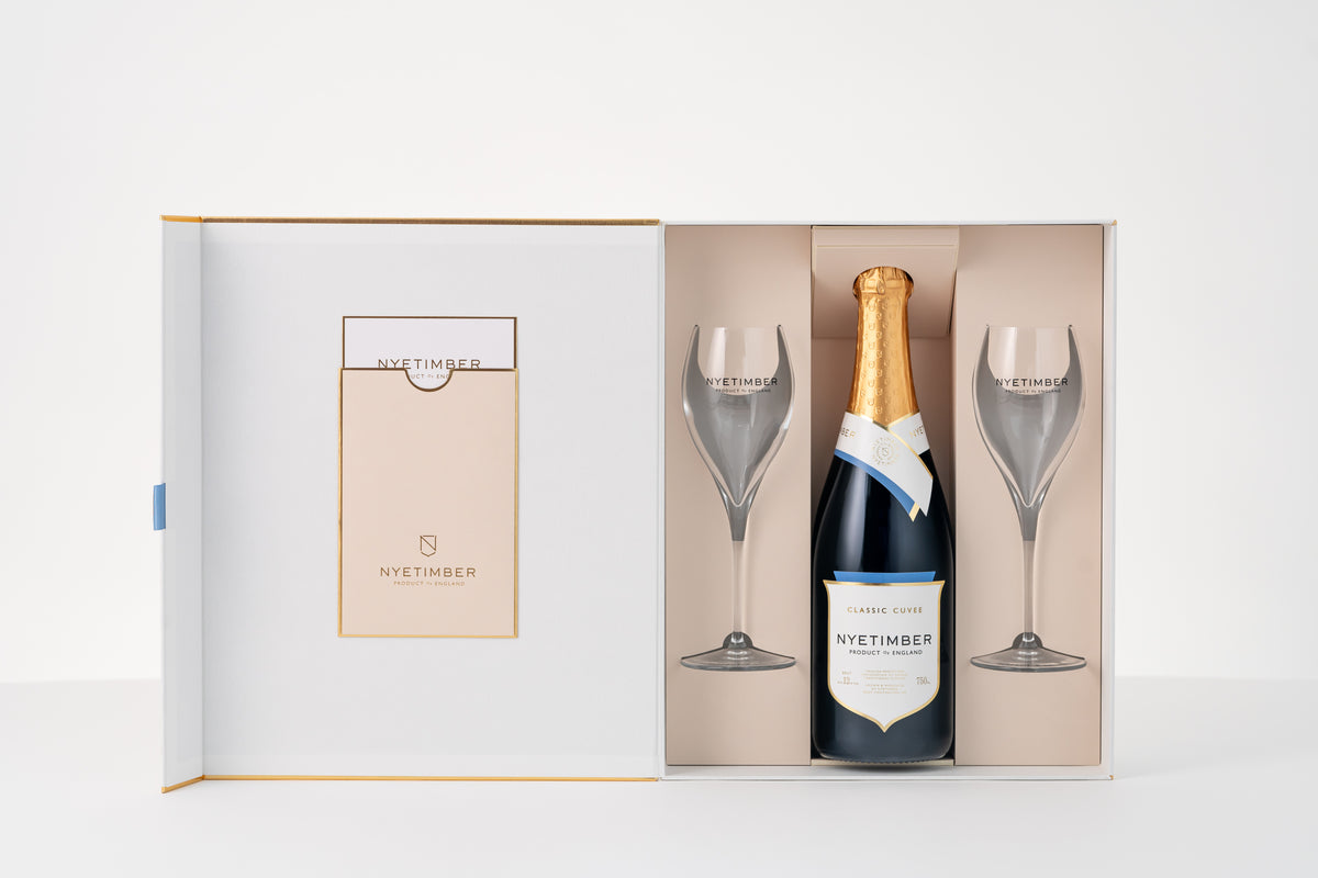 Nyetimber Classic Cuvee & 2 Glass Gift Set