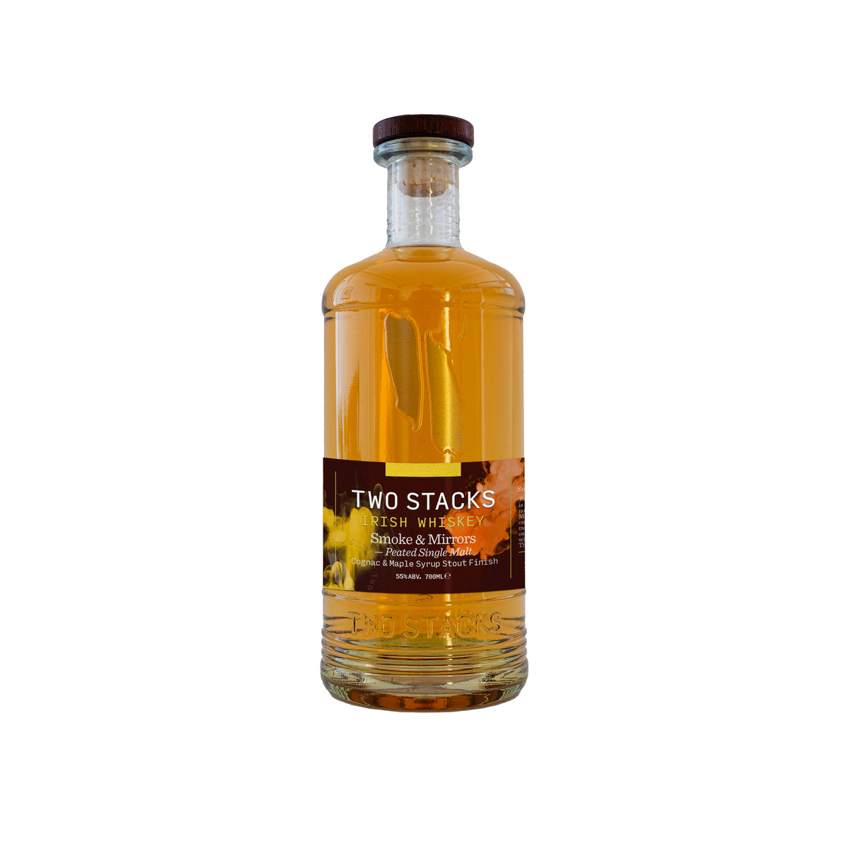 Two Stacks Irish Whiskey Smoke & Mirrors Grand Marnier Cask 70cl (Exclusive To Us)