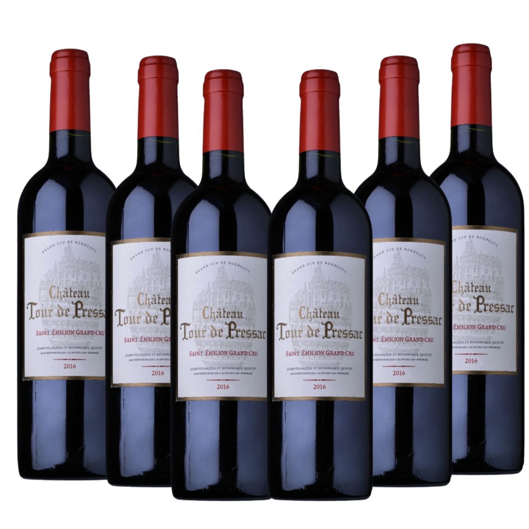 Chateau Tour De Pressac Grand Cru 2016 6 Bottle Case