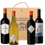 The Andes 4 Bottle Selection In Wood