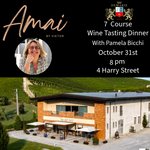 DeMarie 7 Course Wine Tasting Dinner With Pamela Bicchi - October 31st 8pm At Amail By Viktor