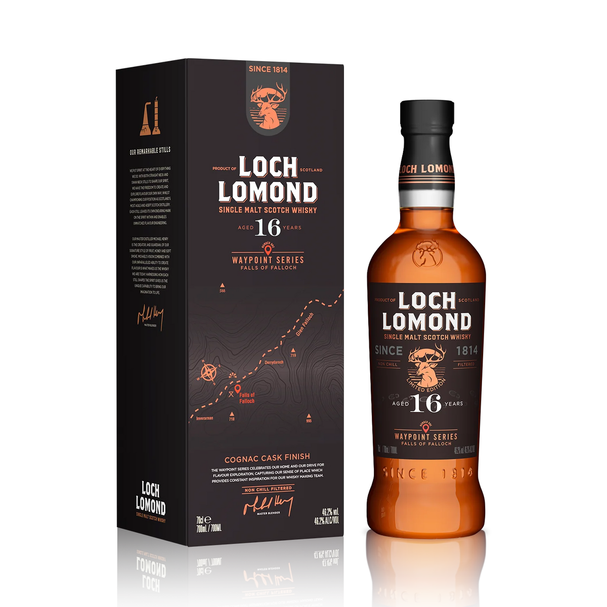 Loch Lomond 16 year old Single Malt Waypoint Series Falls of Falloch Whisky