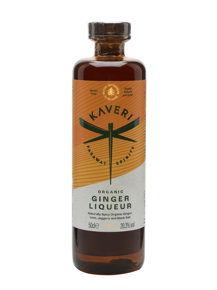 Kaveri Spicy Ginger Liqueur, made with 100% Organic Ginger 50cl