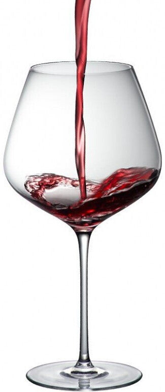 Rona Burgundy Glasses - Set Of 6