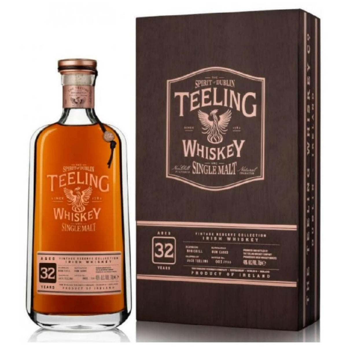 Teeling 32 Year Old Single Malt Rum Finish 70cl