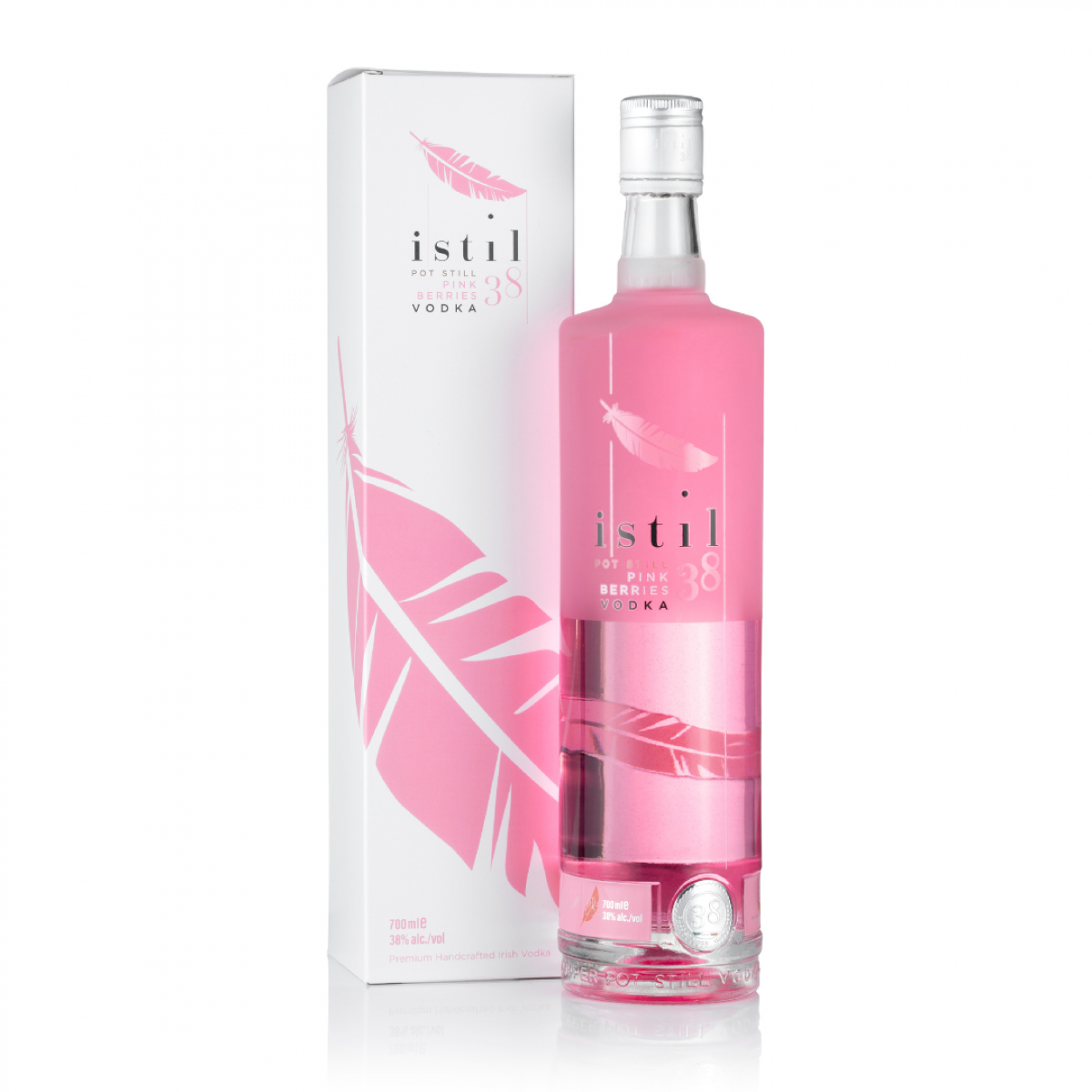 Istil 38 Pot Still Pink Berries Vodka 70cl
