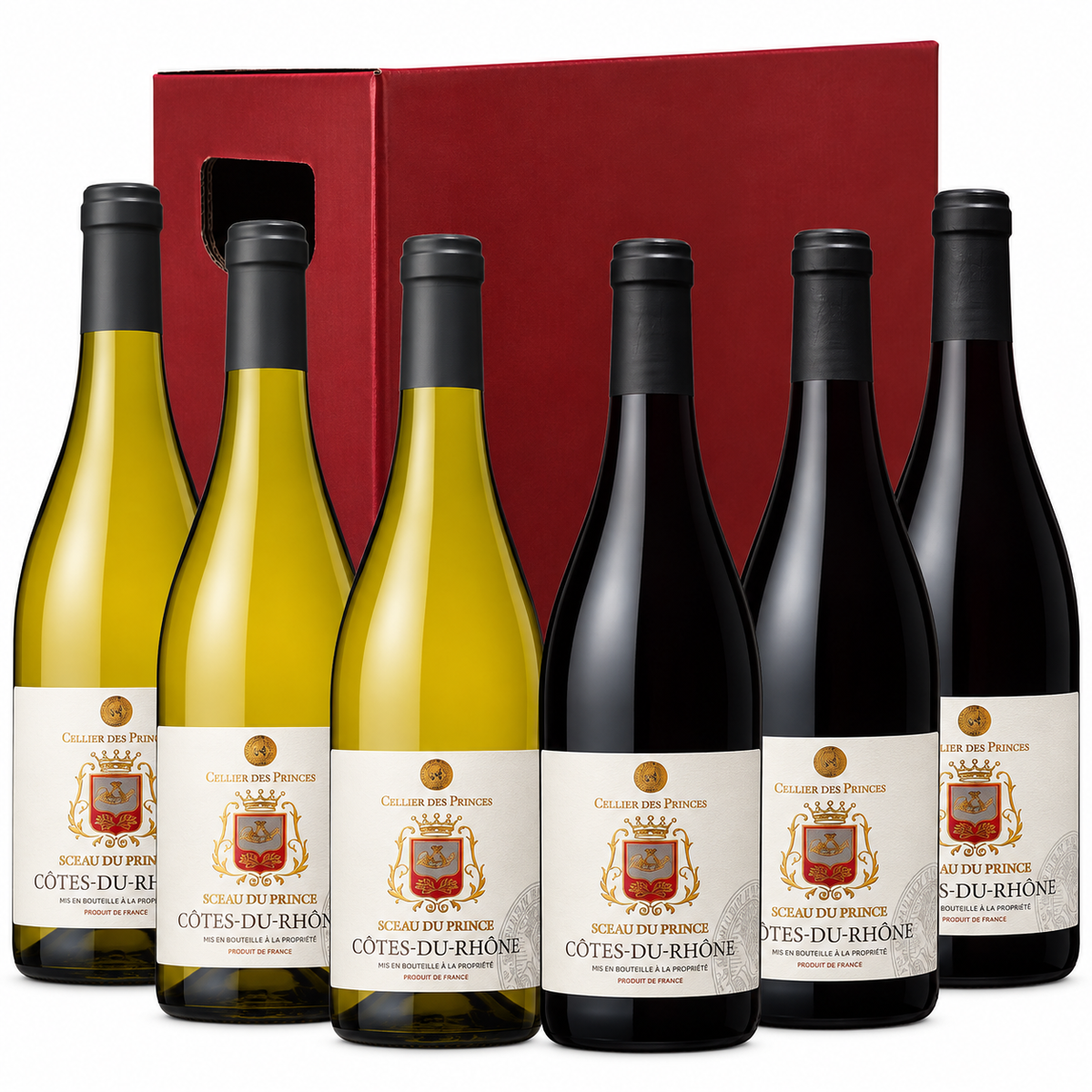 Sceau du Prince Rhône Collection 6 Bottle Case