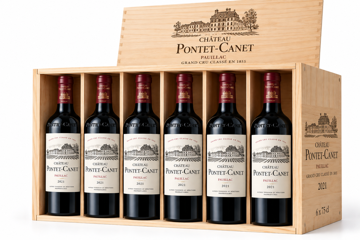 Château Pontet-Canet 2021, Pauillac, 5ème Grand Cru Classé 6 Bottles OWC