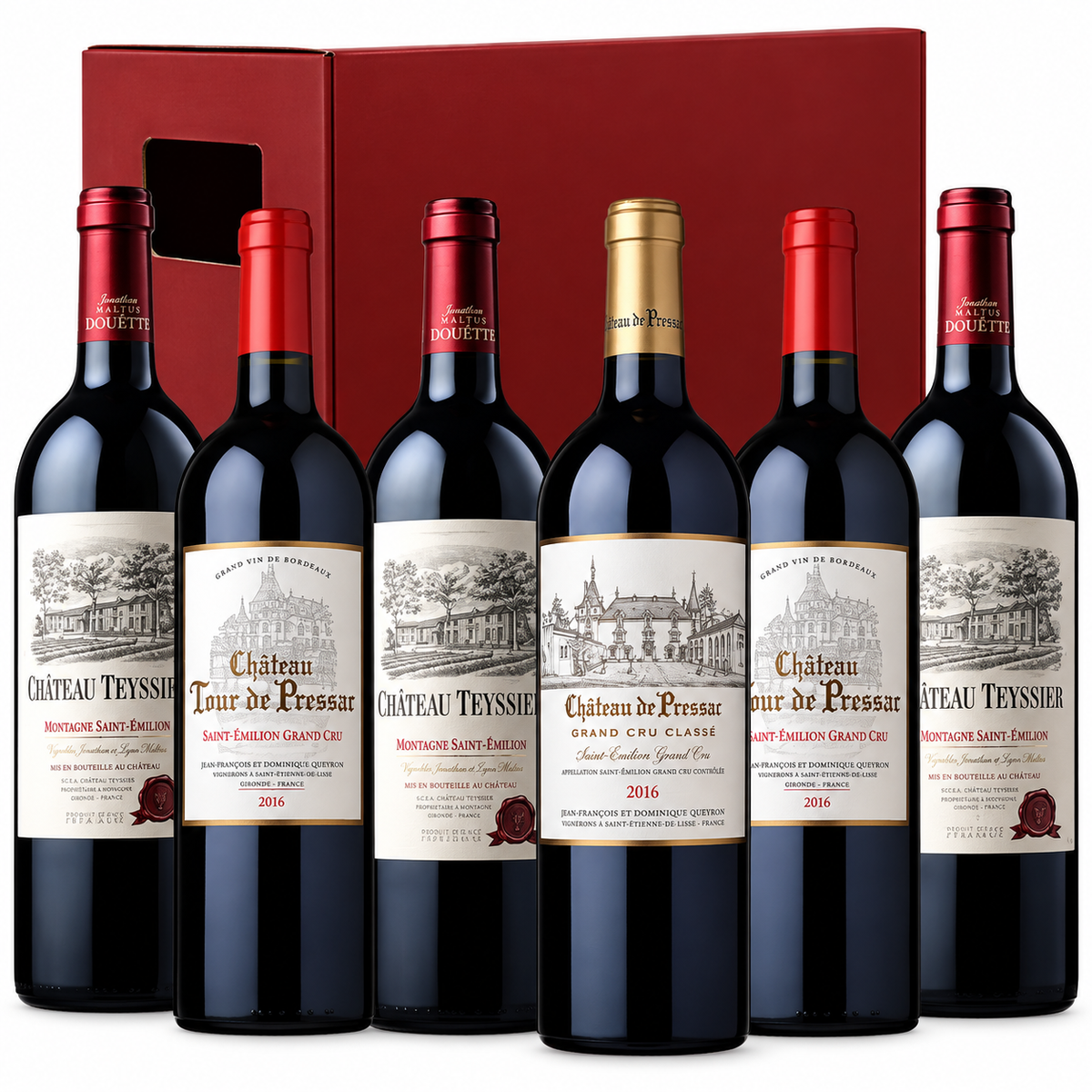 The Saint-Émilion Sextet In Cardboard Gift Box