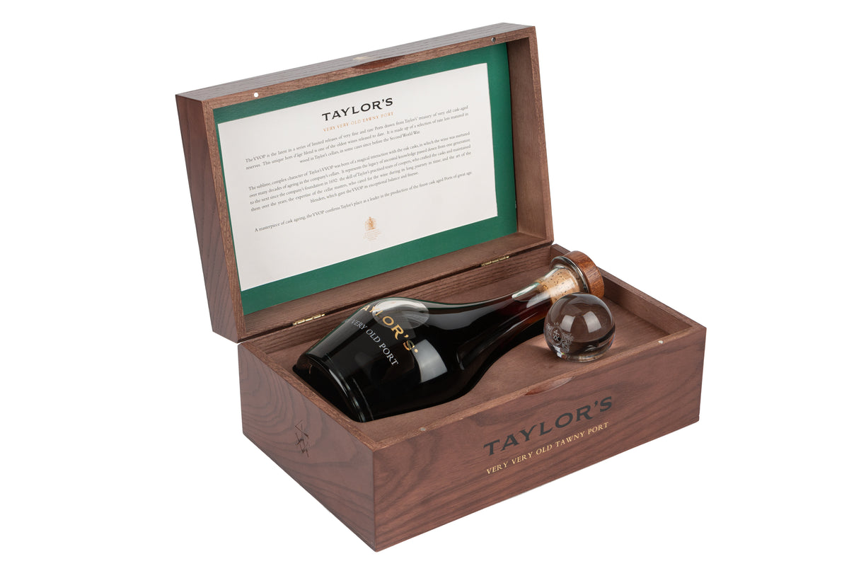 Taylor’s Very Very Old Port (VVOP) In Wooden Giftpack