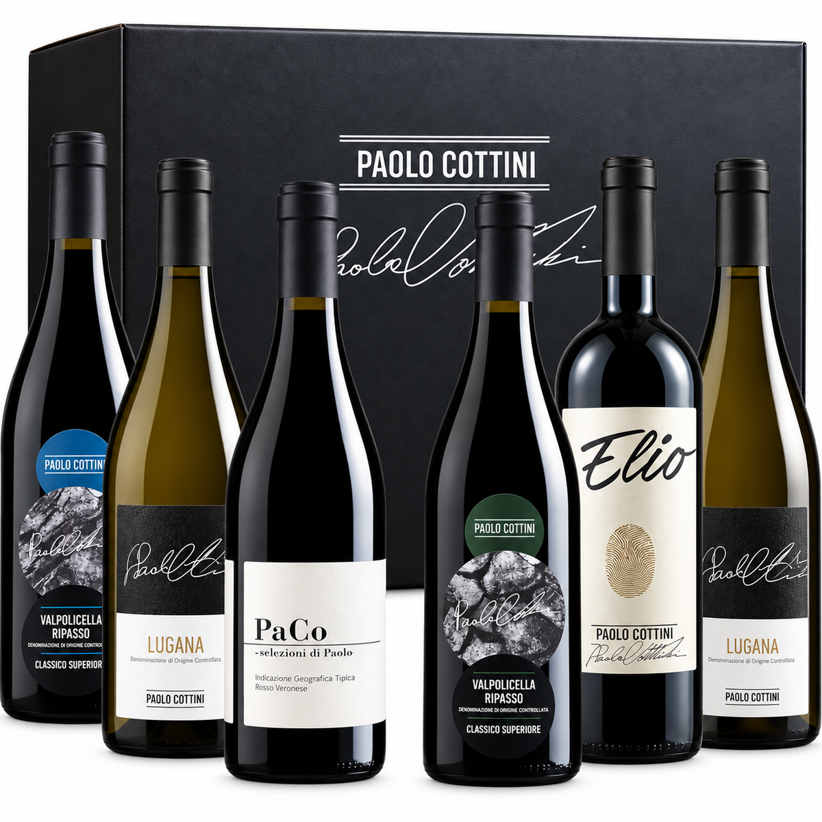 The Italian Job – 6 Bottle Paolo Cottini Collection In Branded Cardboard