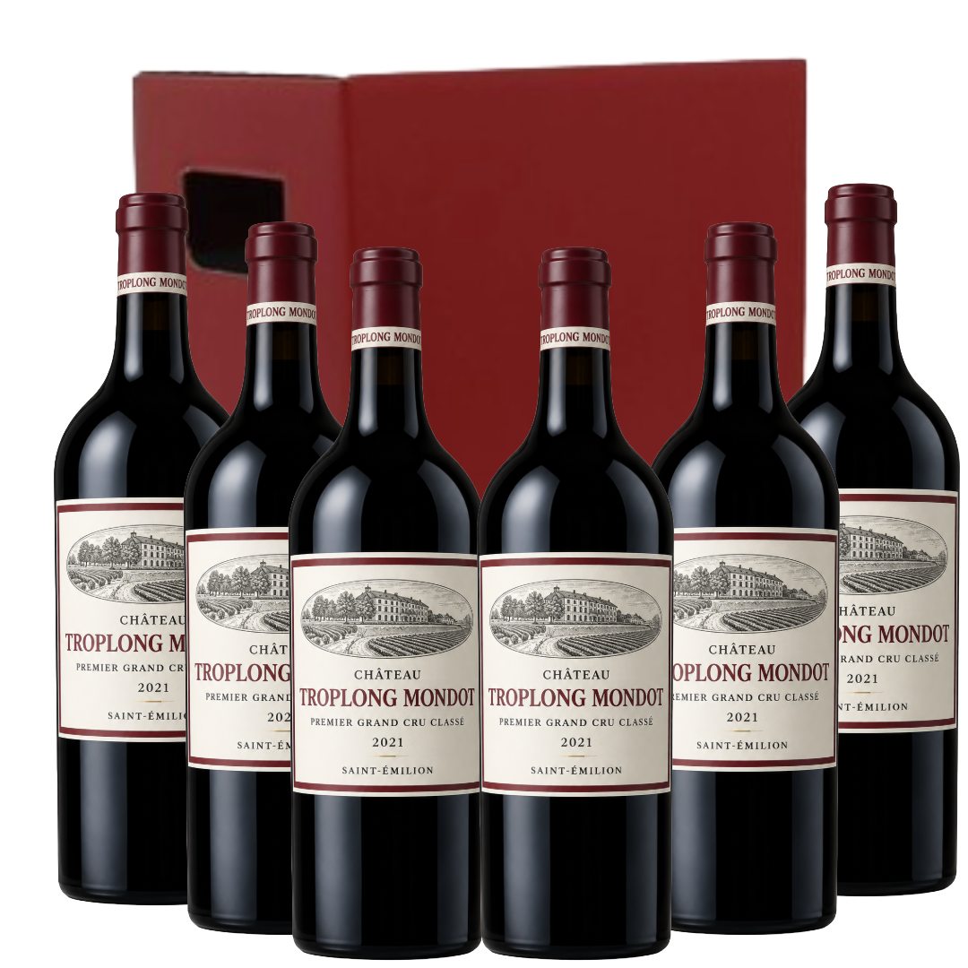 Château Troplong Mondot 2021Saint-Émilion, Premier Grand Cru Classé 6 Bottle Case In Gift Box