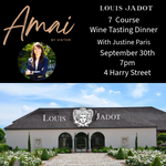 Maison Louis Jadot 7 Course Wine Tasting Dinner With Justine Paris - September 30th 7pm At Amai By Viktor