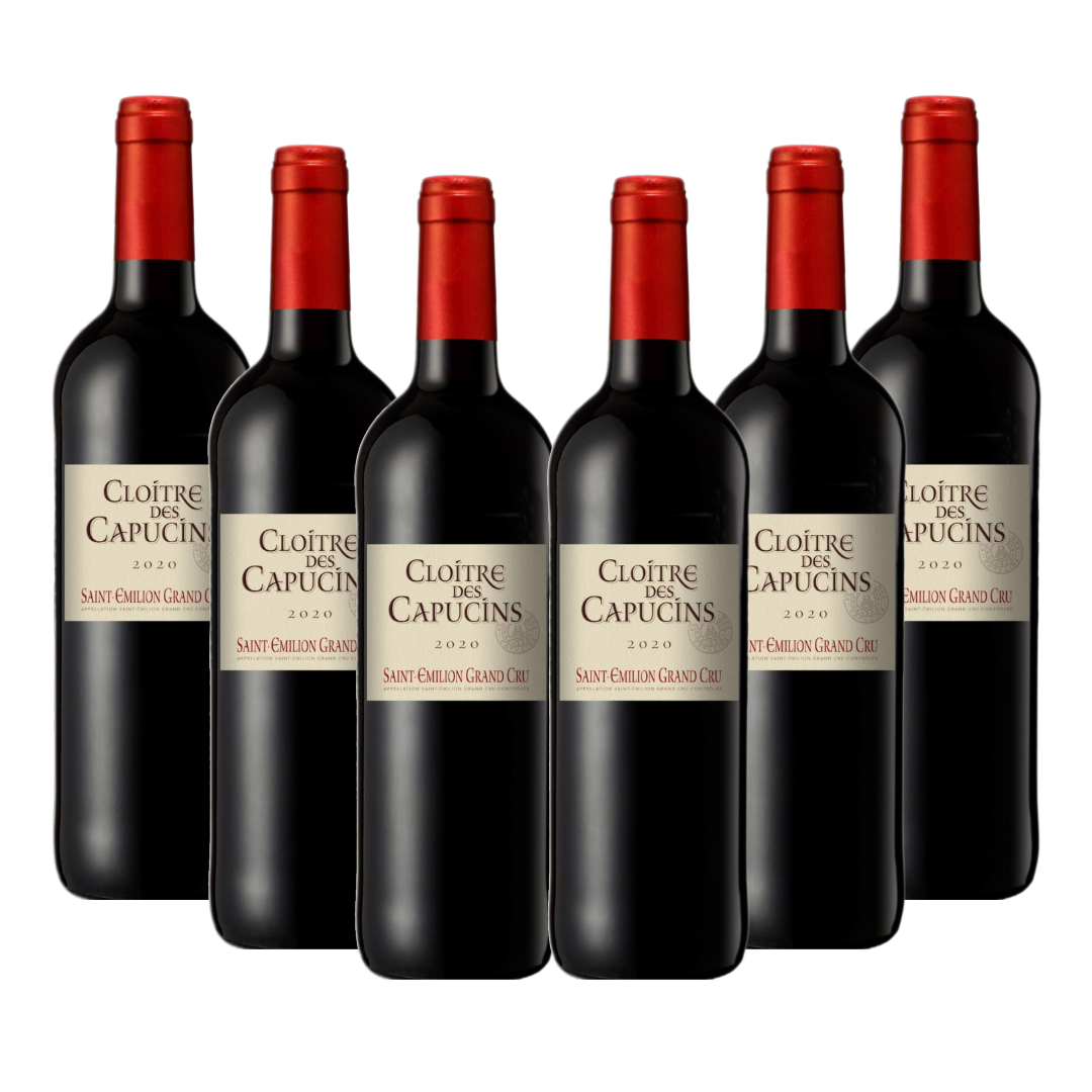 Cloître des Capucins Saint‑Émilion Grand Cru 2020 6 Bottle Case