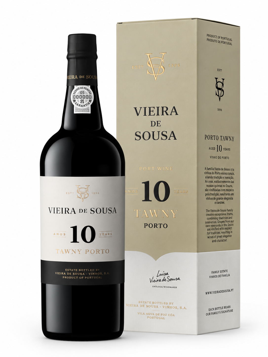 Vieira de Sousa 10 Year Old Tawny Port In Gift Box