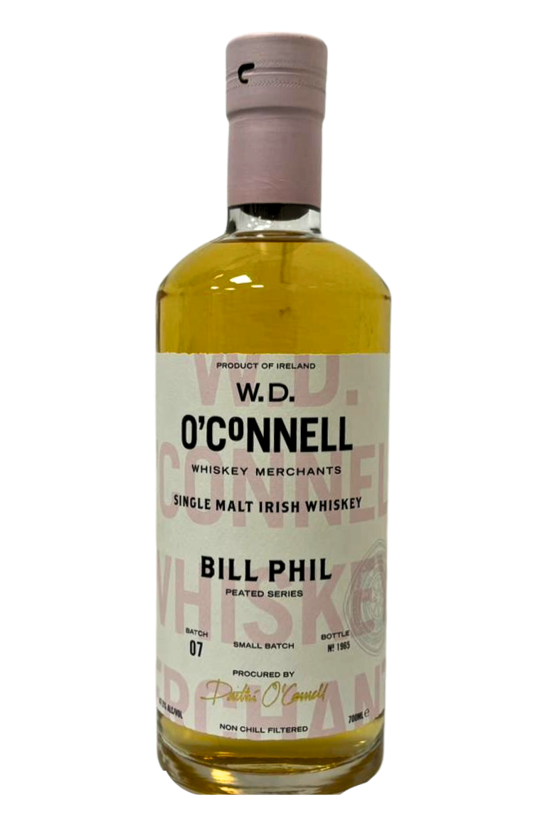 W.D O'Connell Single Malt Bill Phil Peated Series Batch 7