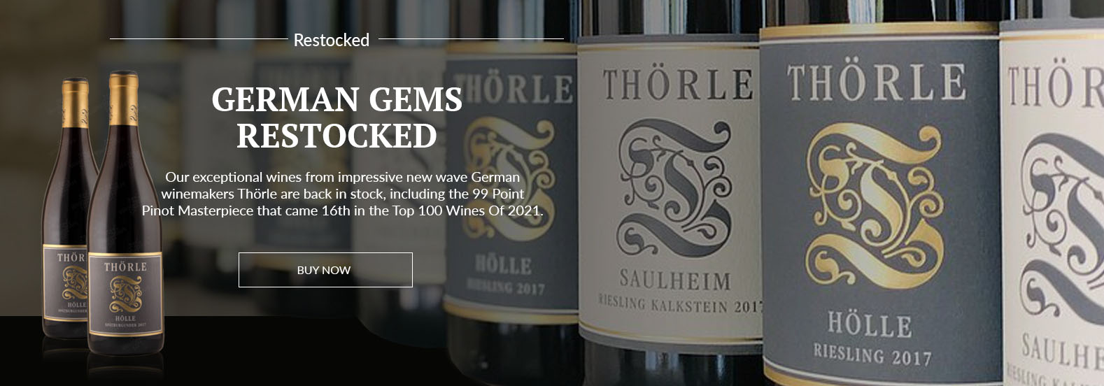 German Gems Restocked - Including a 99 Point Pinot "Masterpiece"